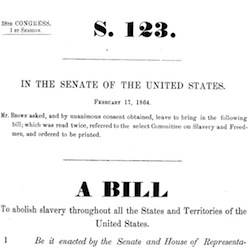 A Bill to Abolish Slavery