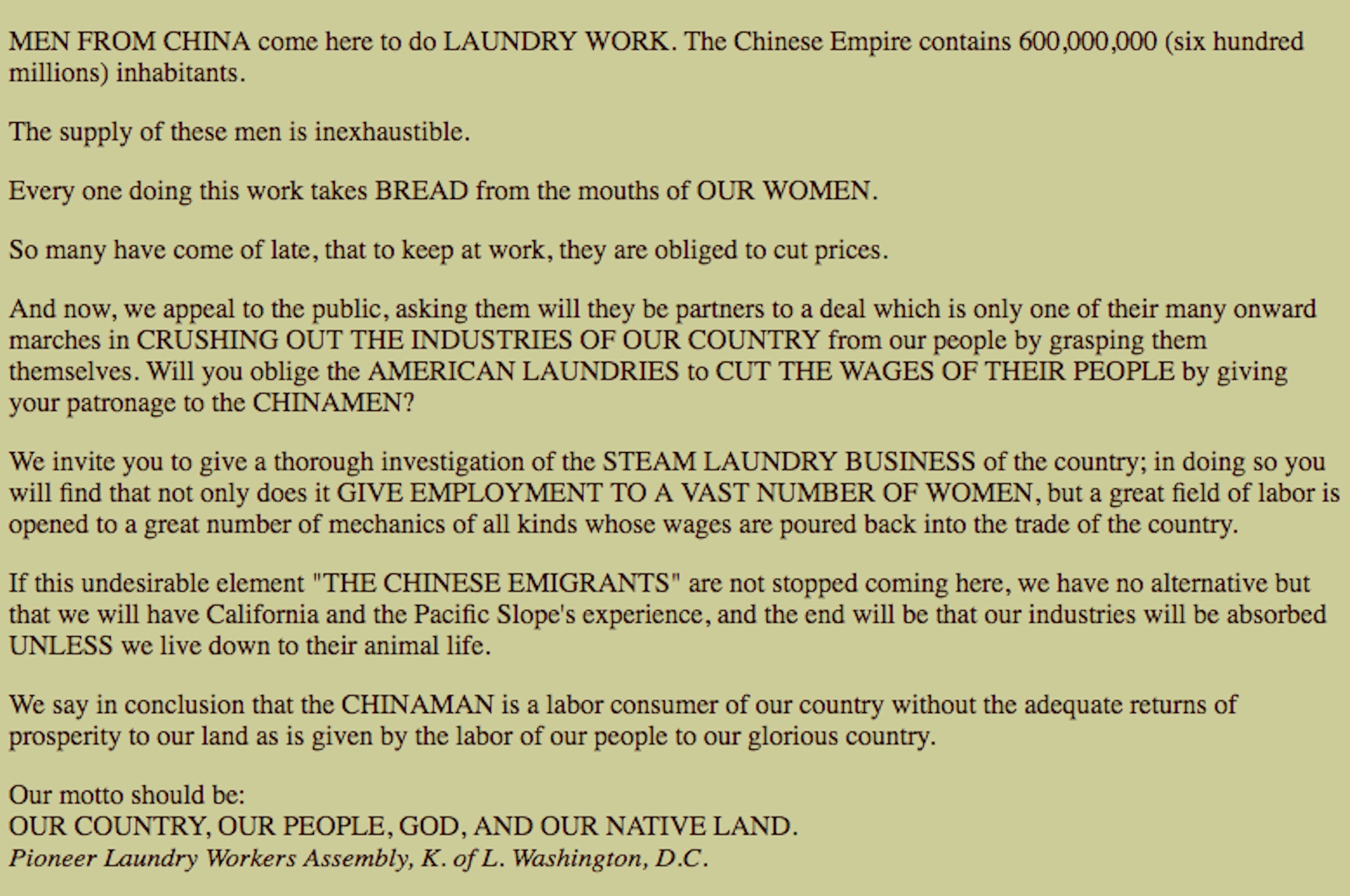 China's Menace to the World