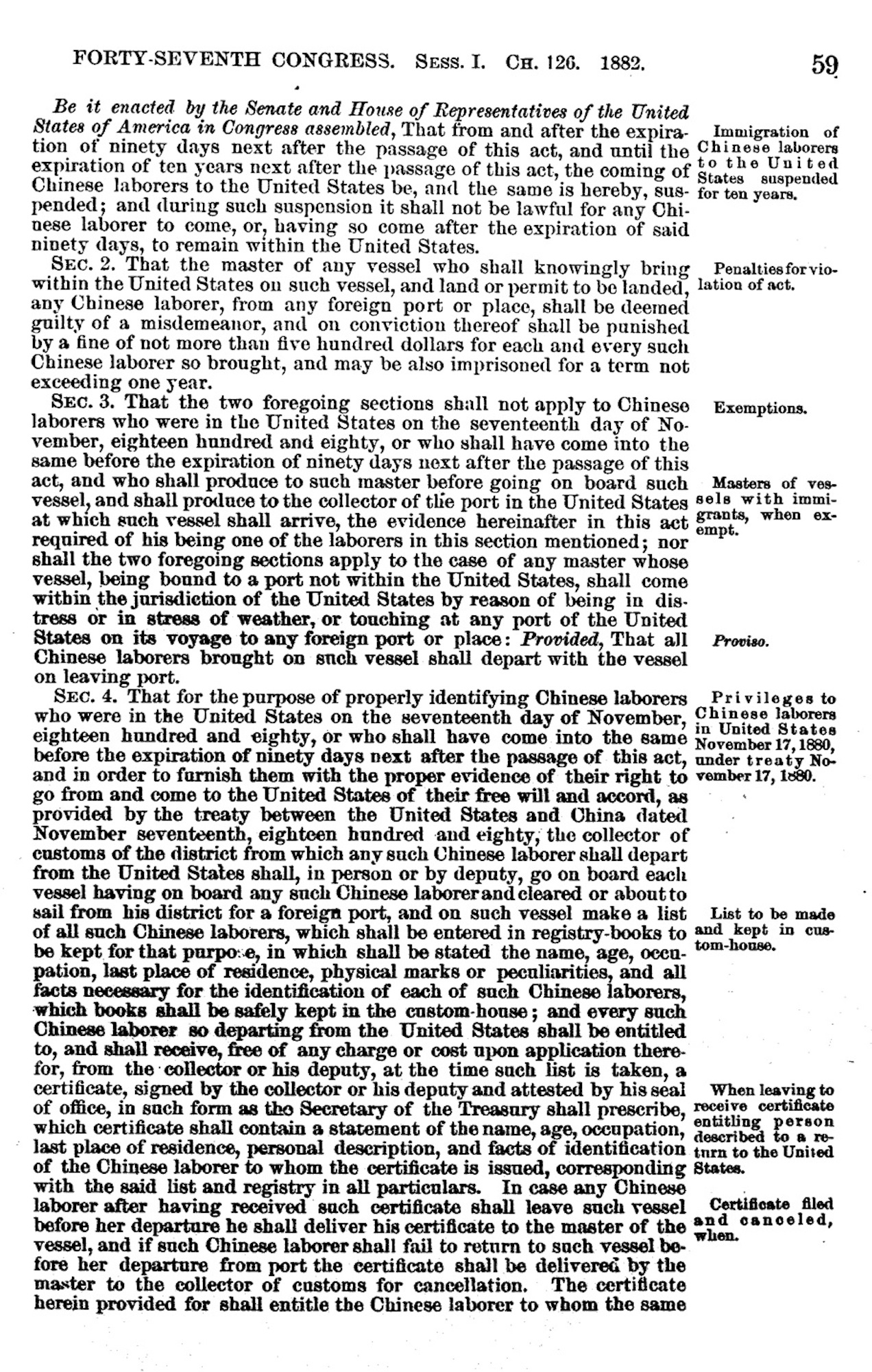 Chinese Exclusion Act