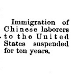 Chinese Exclusion Act