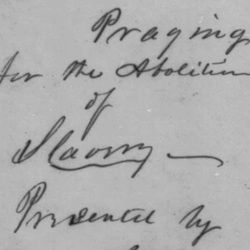 Citizens Petitioning for Abolition of Slavery