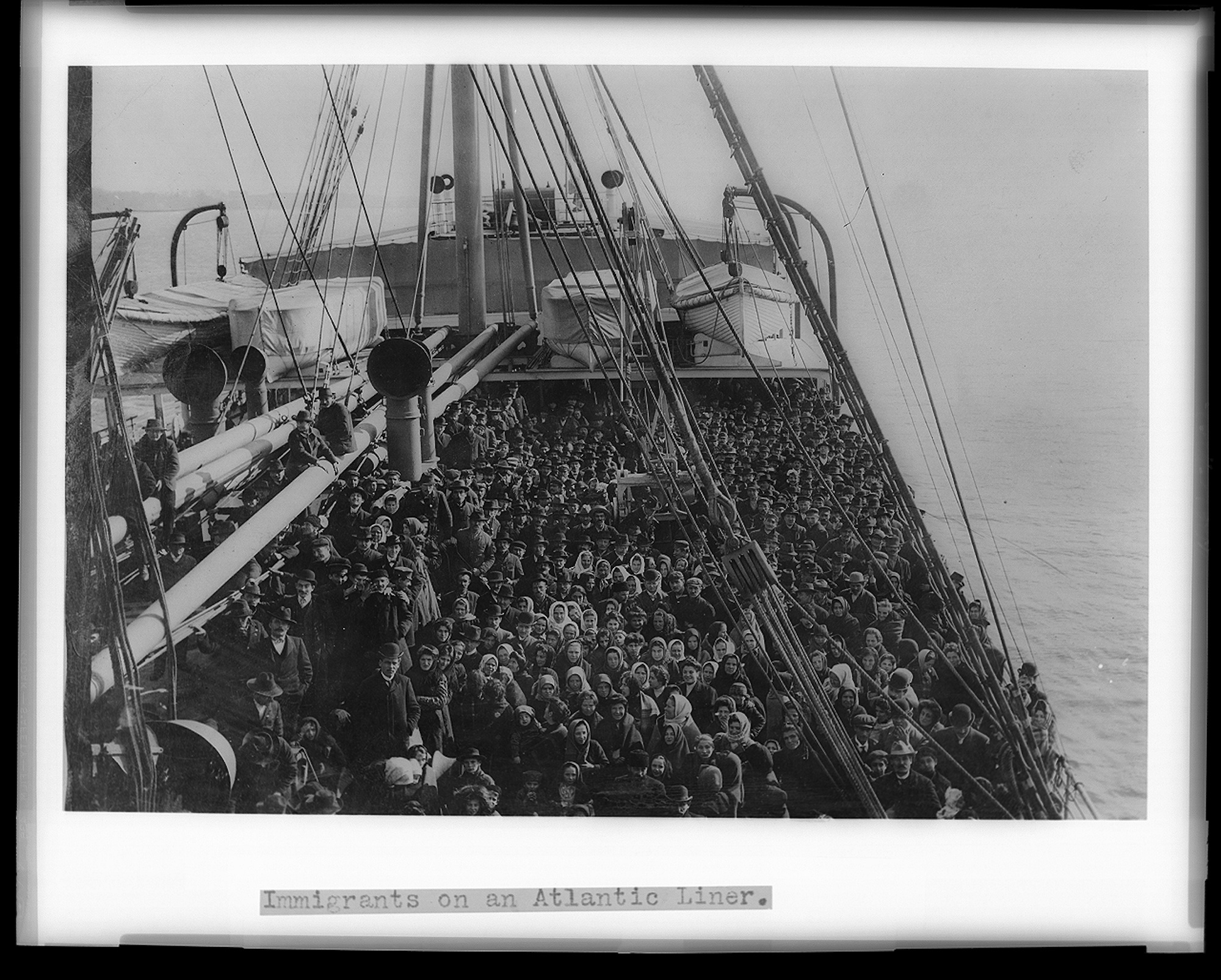 Immigrants on an Atlantic Liner