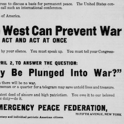 Keep Us Out of War