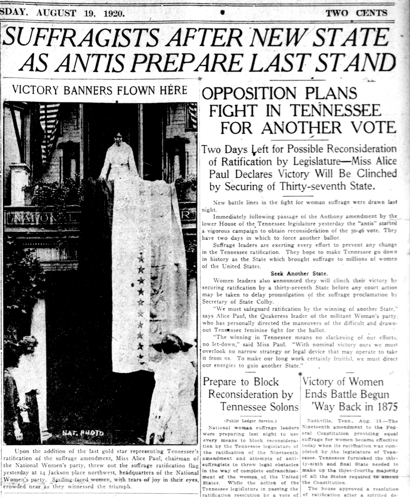 Suffragists After New State