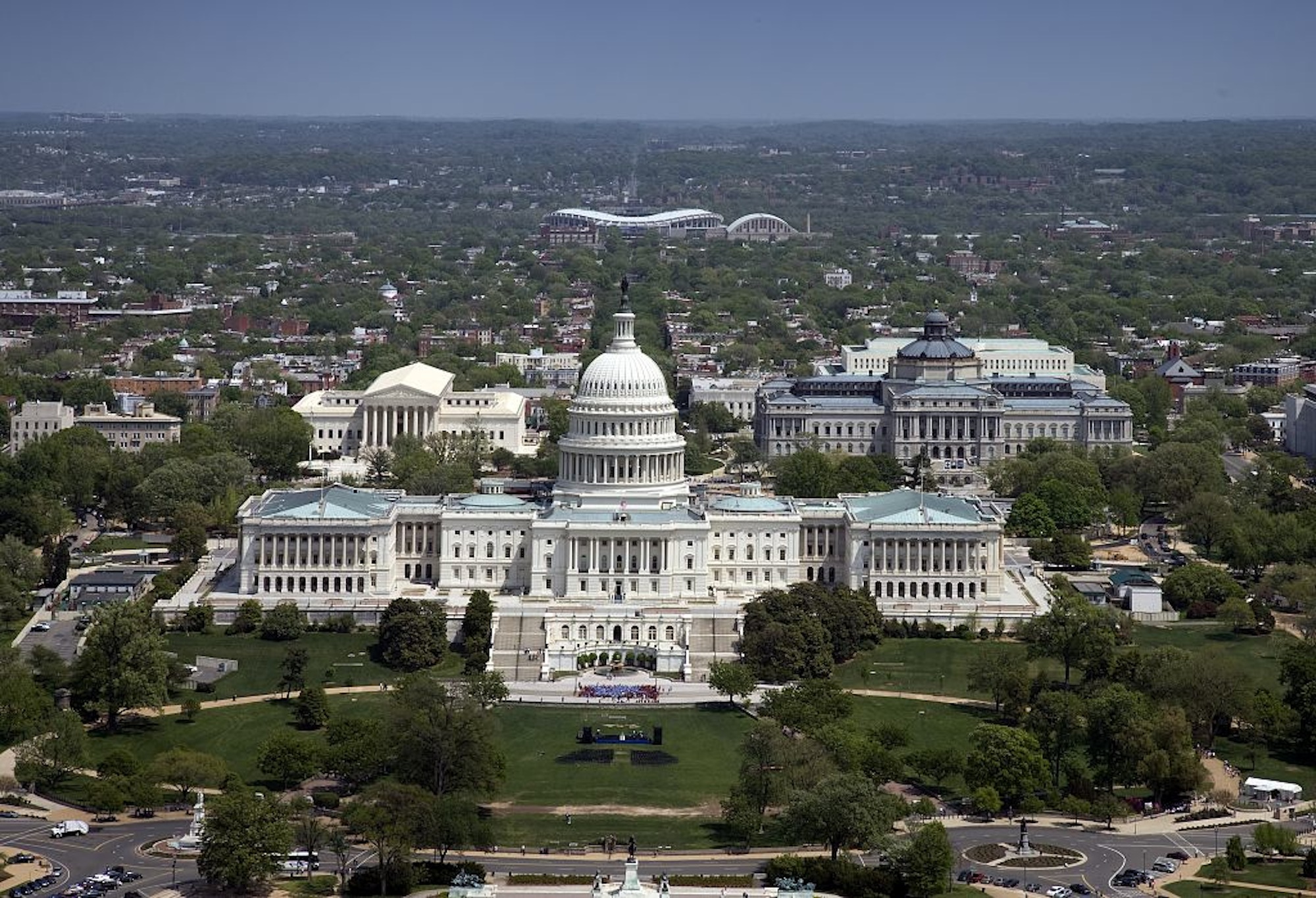 U.S. Capitol Aerial View