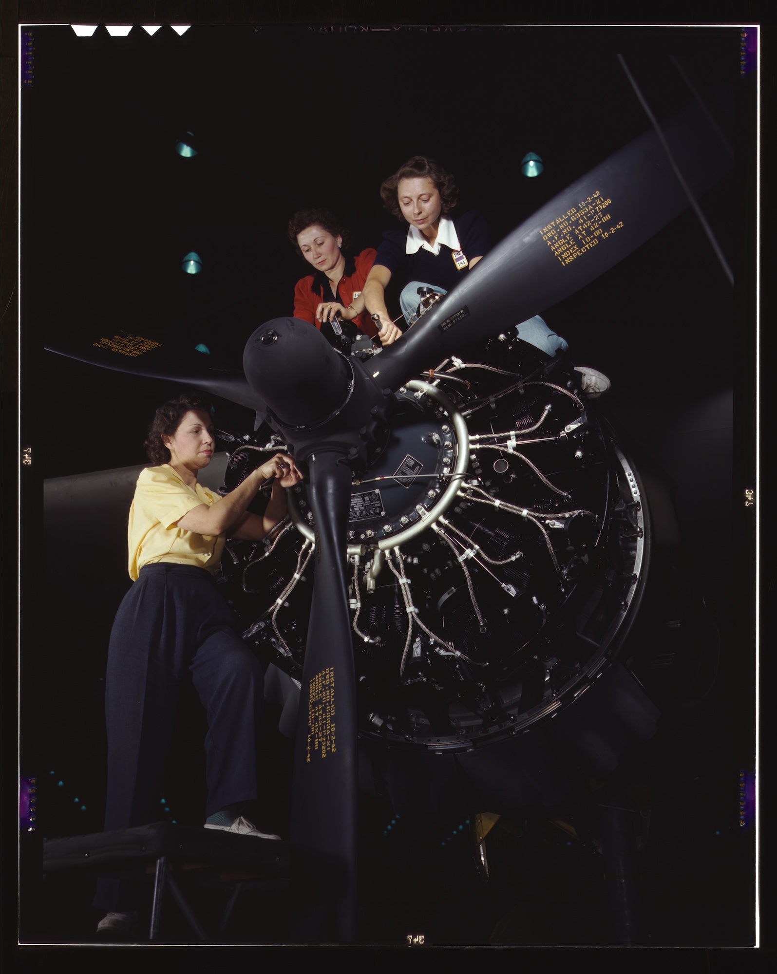 Women Building Airplane