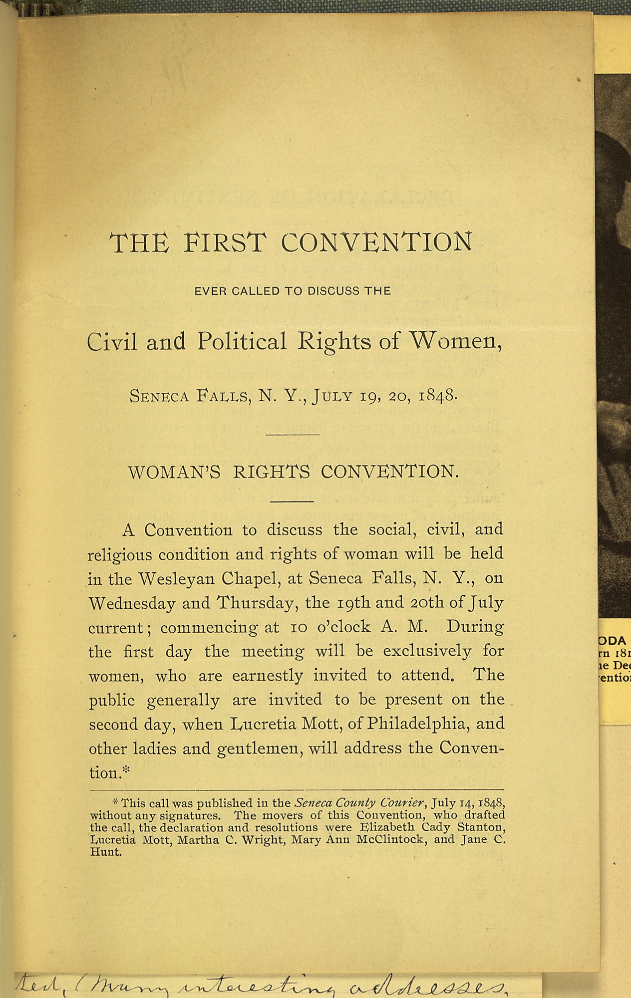 Women's Rights Convention
