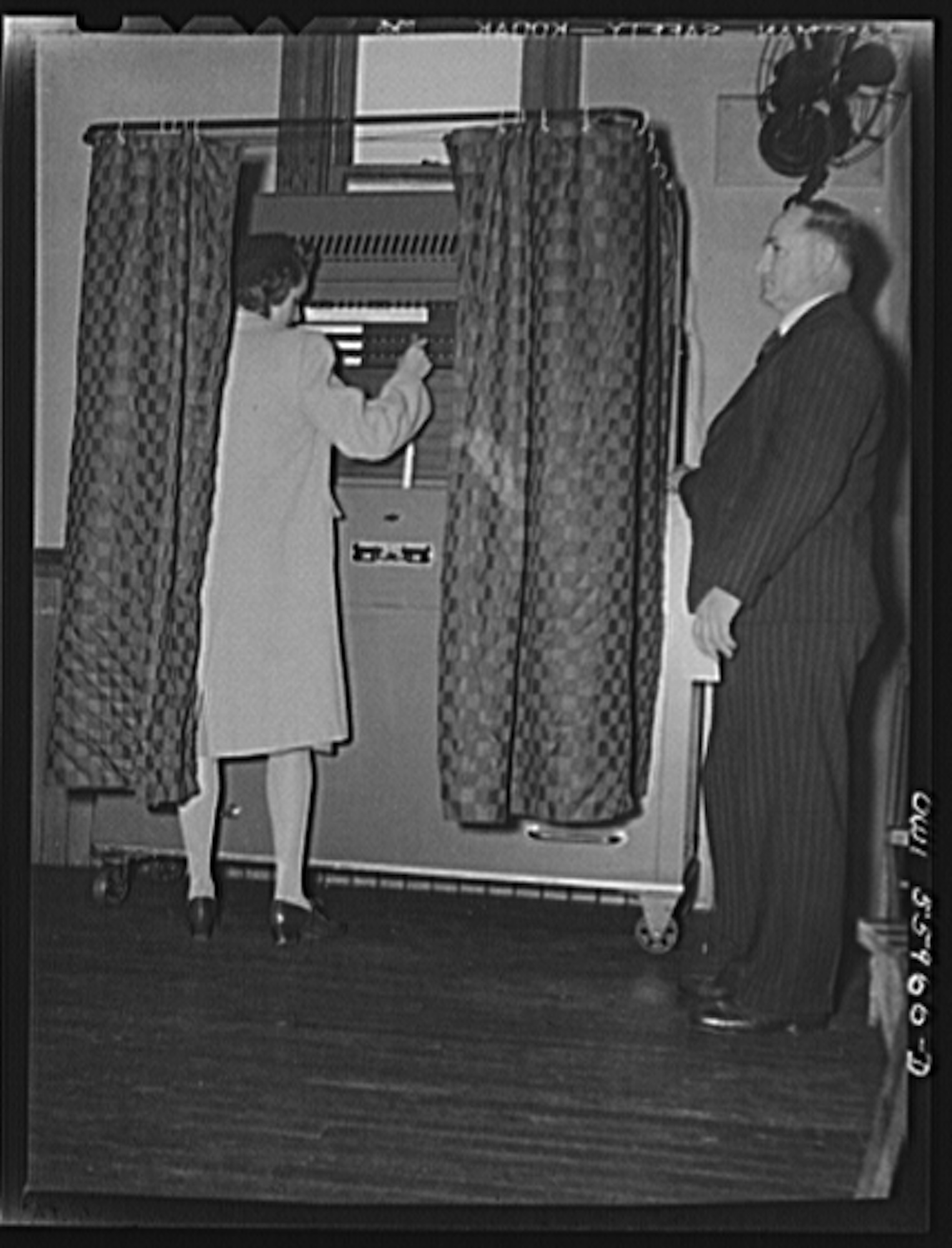 Young Woman Voting